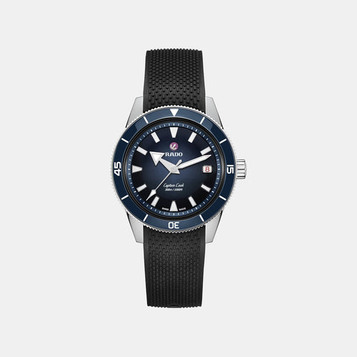 Captain Cook Men Automatic Blue Dial Analog Rubber Watch R32223229