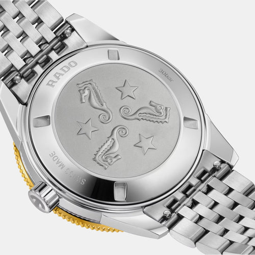 Captain Cook Women Automatic Gold Dial Analog Stainless Steel Watch R32223258
