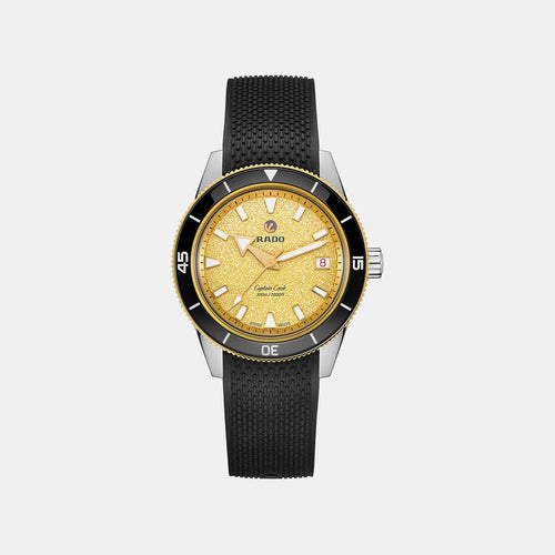 Captain Cook Women Automatic Gold Dial Analog Stainless Steel Watch R32223258