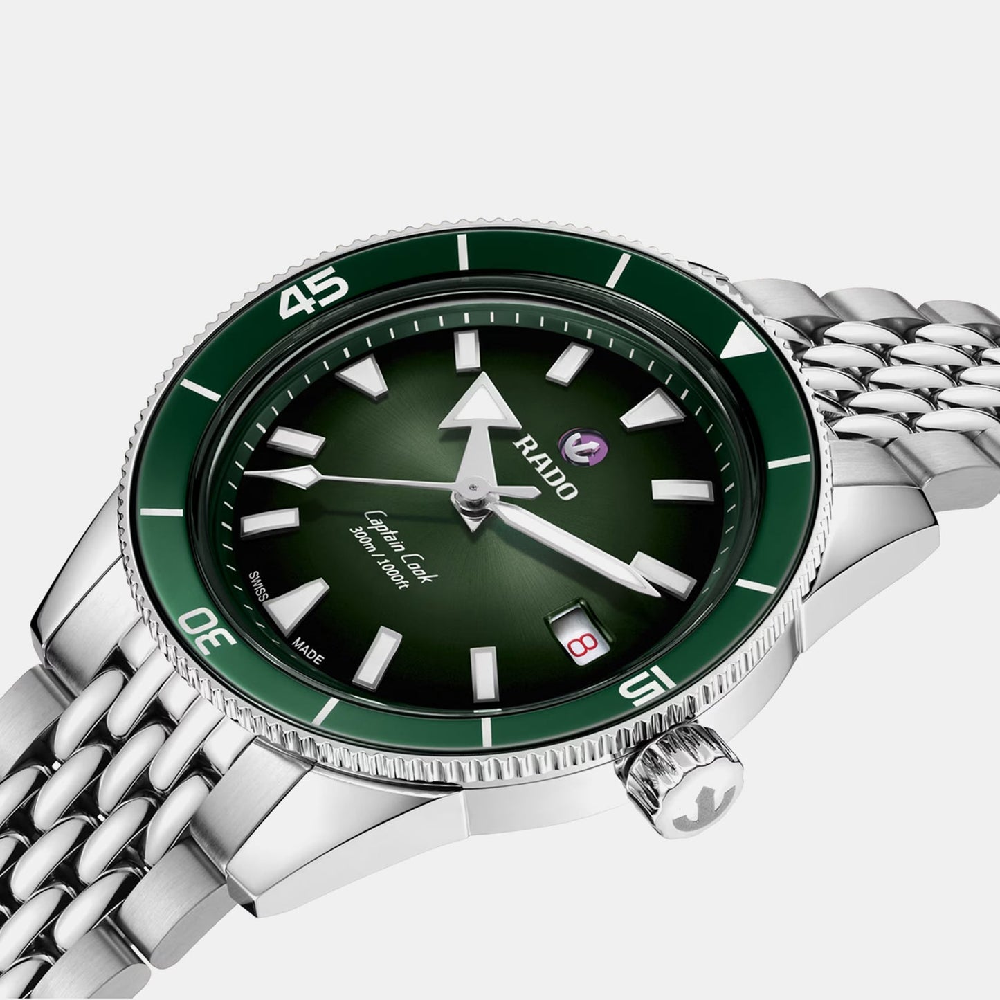 Captain Cook Women Automatic Green Dial Analog Stainless Steel Watch R32223313