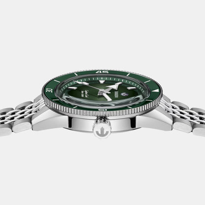 Captain Cook Women Automatic Green Dial Analog Stainless Steel Watch R32223313