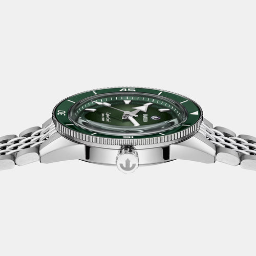 Captain Cook Women Automatic Green Dial Analog Stainless Steel Watch R32223313