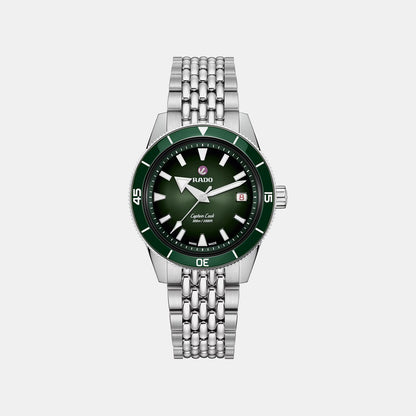 Captain Cook Women Automatic Green Dial Analog Stainless Steel Watch R32223313
