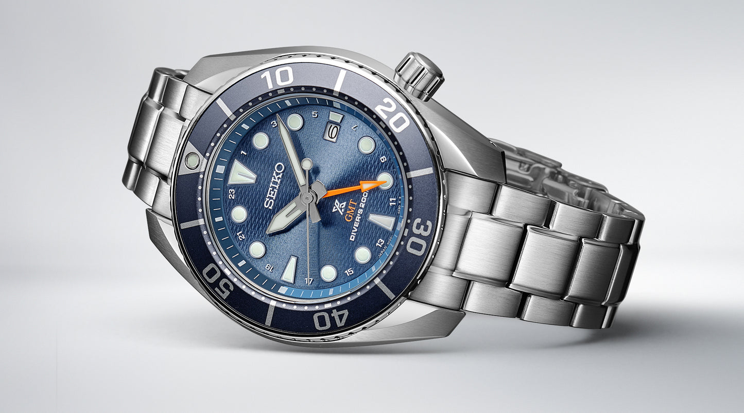 Seiko Prospex Aqua "SUMO" Solar GMT Diver - SFK001J1