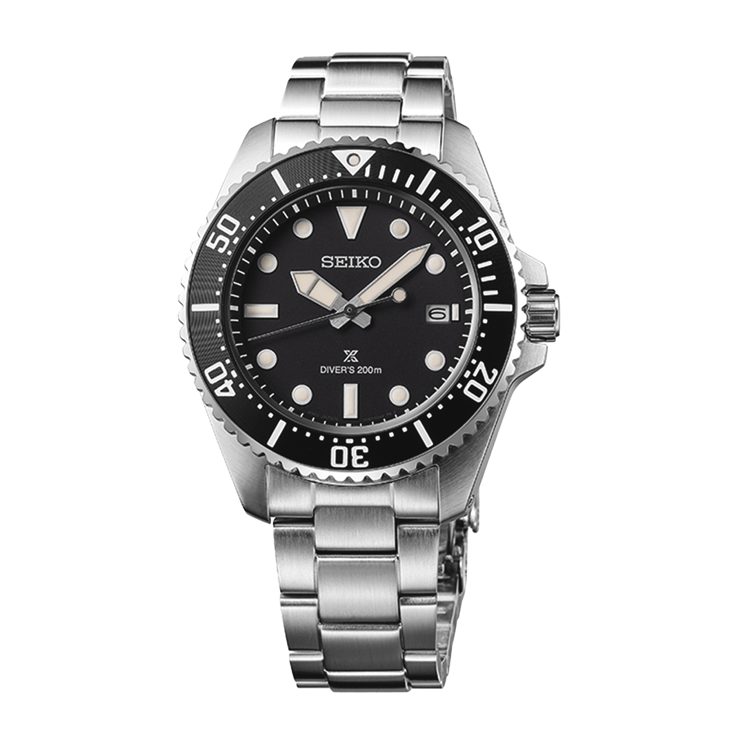 Seiko Prospex Solar Diver's in Black - SNE597P1