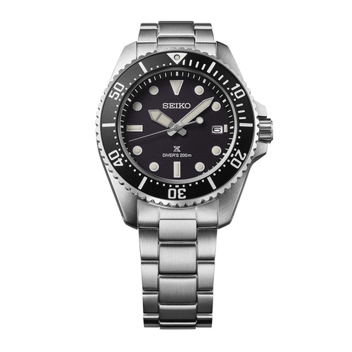 Seiko Prospex Solar Diver's in Black - SNE597P1
