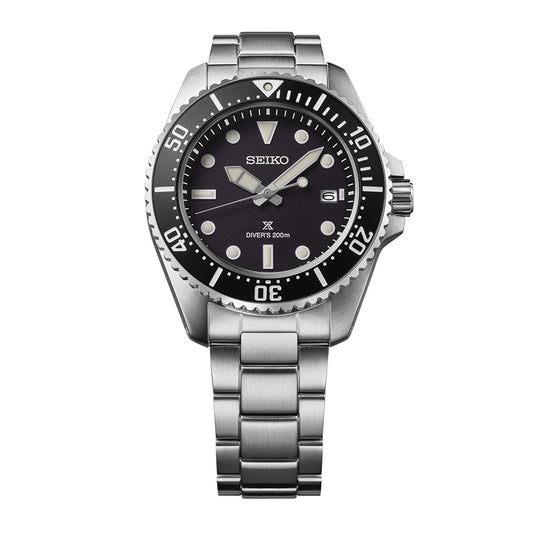 Seiko Prospex Solar Diver's in Black - SNE597P1