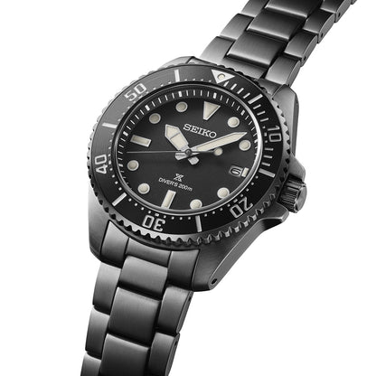Seiko Prospex Solar Diver's in All Black - SNE599P1