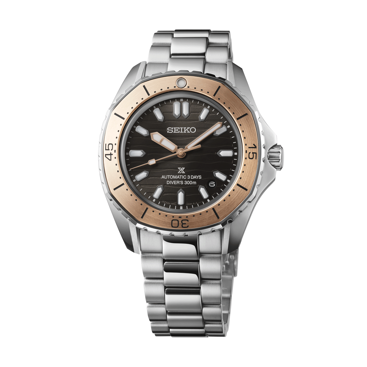 Seiko Prospex Diver's Watch - Polygonal in Ocean grey & bronze tone - SPB485J1