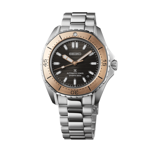 Seiko Prospex Diver's Watch - Polygonal in Ocean grey & bronze tone - SPB485J1