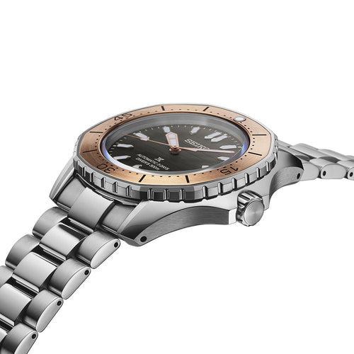 Seiko Prospex Diver's Watch - Polygonal in Ocean grey & bronze tone - SPB485J1