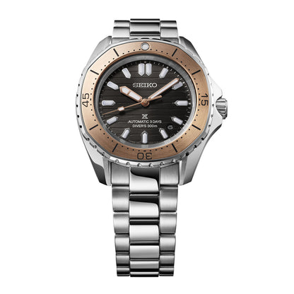 Seiko Prospex Diver's Watch - Polygonal in Ocean grey & bronze tone - SPB485J1