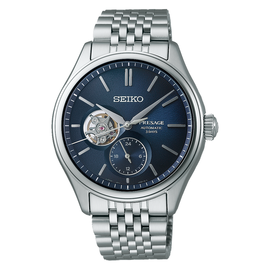 Seiko Presage Classic Series "Ai-iro" Open Heart Automatic - SPB527J1