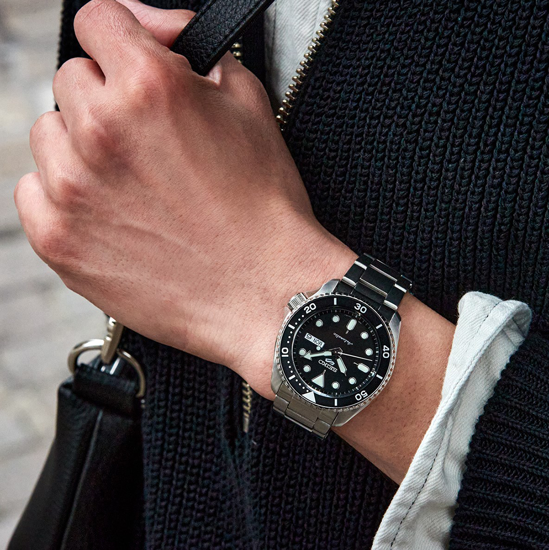 Seiko Mens NEW 5 SPORTS Watch SRPD55K1