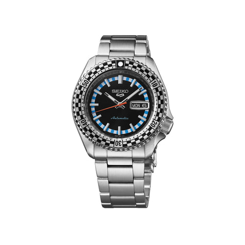 Seiko 5 Sports Black & White Checker Flag' Special Edition - SRPK67K1
