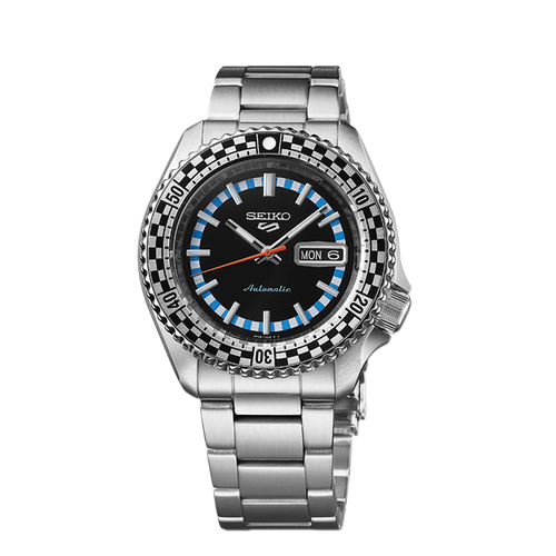 Seiko 5 Sports Black & White Checker Flag' Special Edition - SRPK67K1