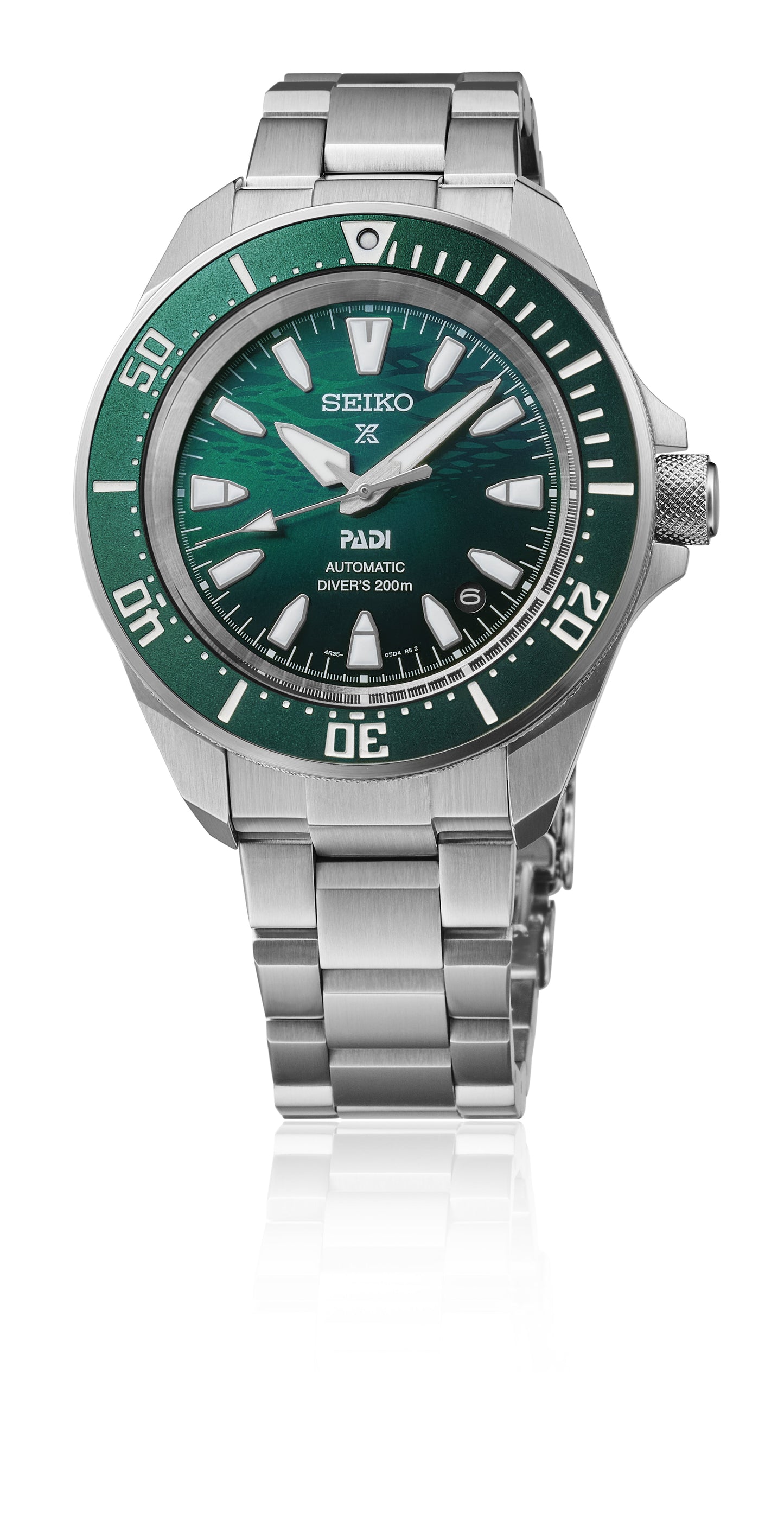 Seiko Prospex PADI 60th Anniversary 4R Compact Mechanical Diver's Watch in Underwater - SRPL53K1