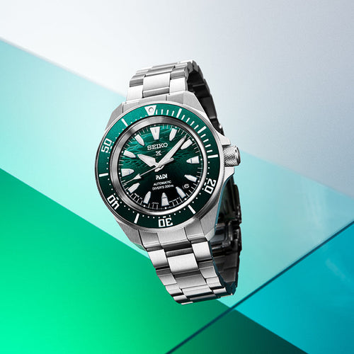 Seiko Prospex PADI 60th Anniversary 4R Compact Mechanical Diver's Watch in Underwater - SRPL53K1