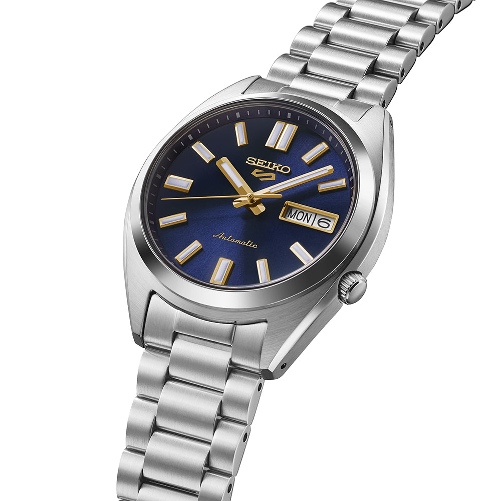 Seiko 5 Sports SNXS Vintage Gold Collection - in Blazer Blue - SRPL55K1