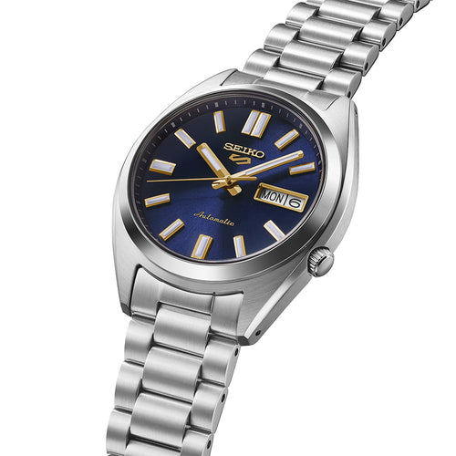 Seiko 5 Sports SNXS Vintage Gold Collection - in Blazer Blue - SRPL55K1