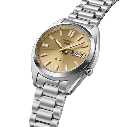 Seiko 5 Sports SNXS Vintage Gold Collection - in Gold Cufflinks' - SRPL59K1