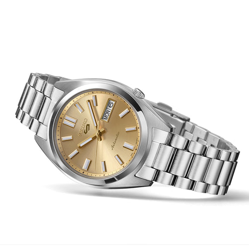 Seiko 5 Sports SNXS Vintage Gold Collection - in Gold Cufflinks' - SRPL59K1