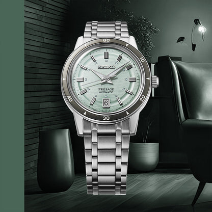 Seiko Presage Style 60's in Ice Green - SRPL71J1