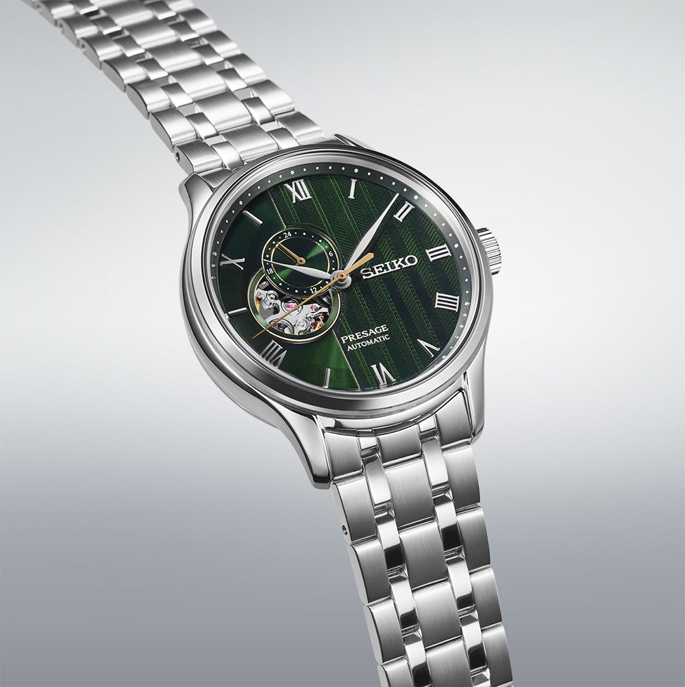 Seiko Presage 'Japanese Zen Gardens' in Fern green - SSA463J1
