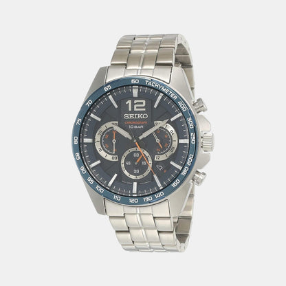 Seiko Chronograph Quartz, Blue Dial - SSB345P1