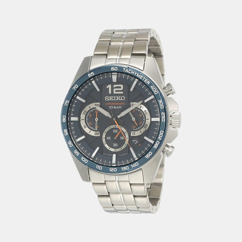 Seiko Chronograph Quartz, Blue Dial - SSB345P1