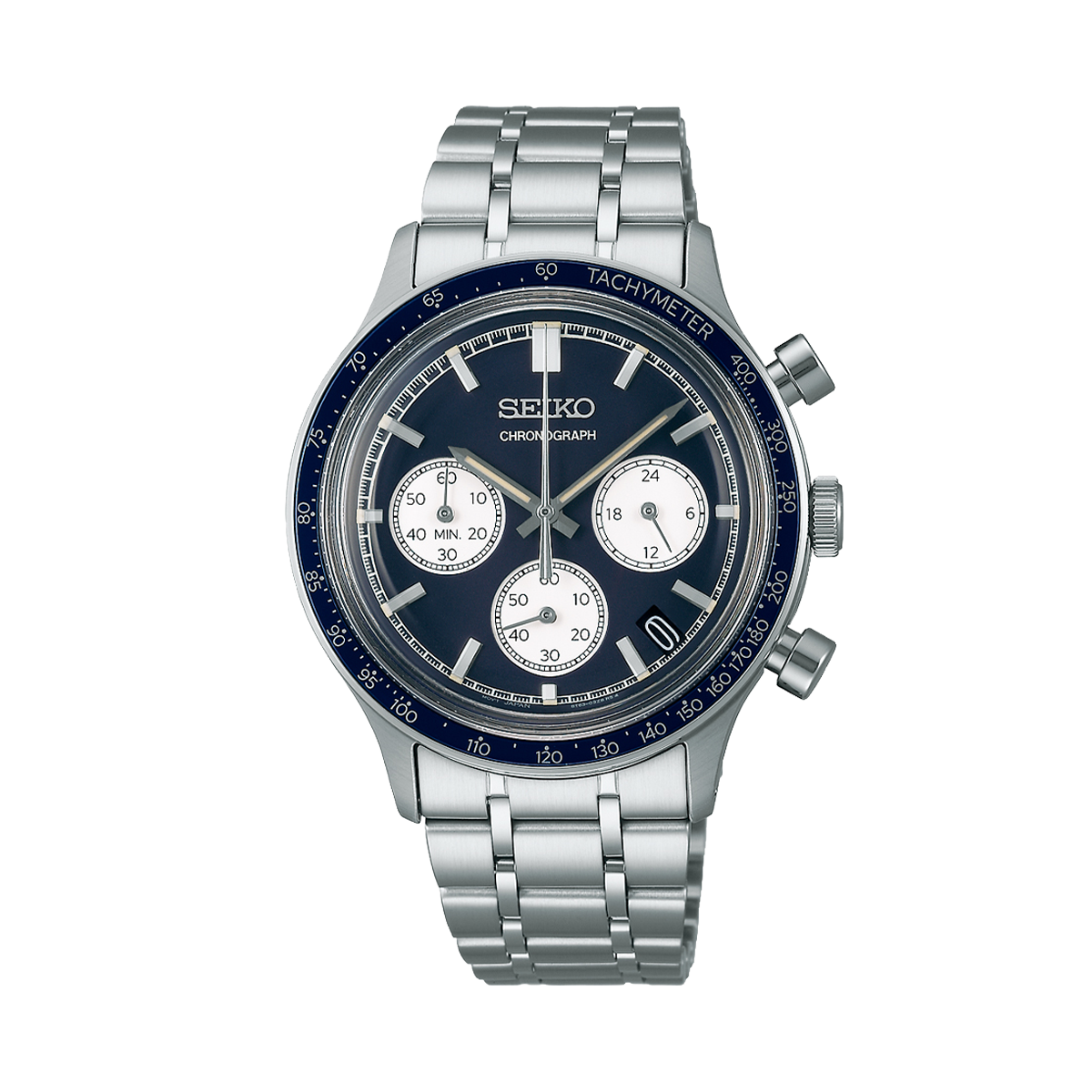 Men's Quartz Chronograph Watch in Blue - SSB477P1