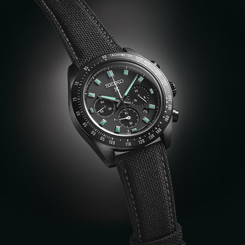 Seiko Prospex Black Series "Night Vision" Solar Speedtimer Chronograph - SSC923P1
