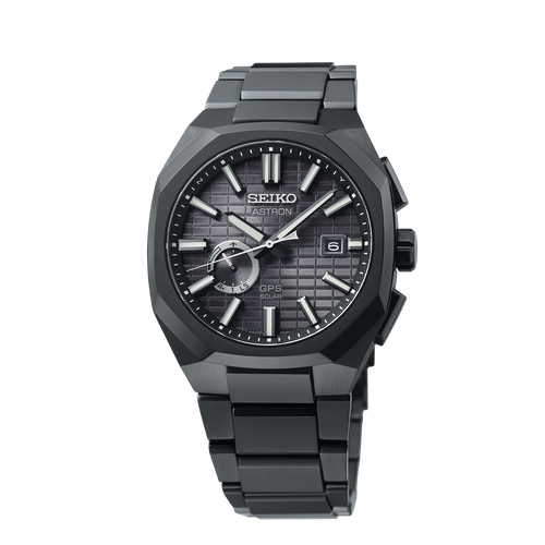 Astron GPS Solar Jet Black Crystal Box - SSJ015J1