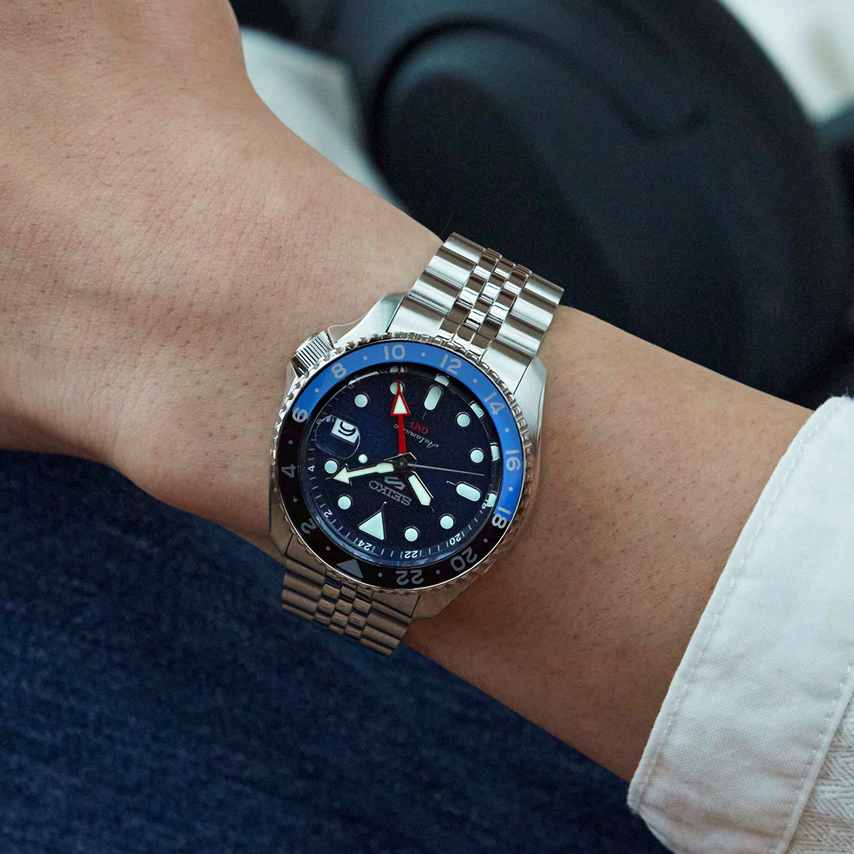 Seiko 5 Sports Blueberry GMT SKX Re-Interpretation - SSK003K1