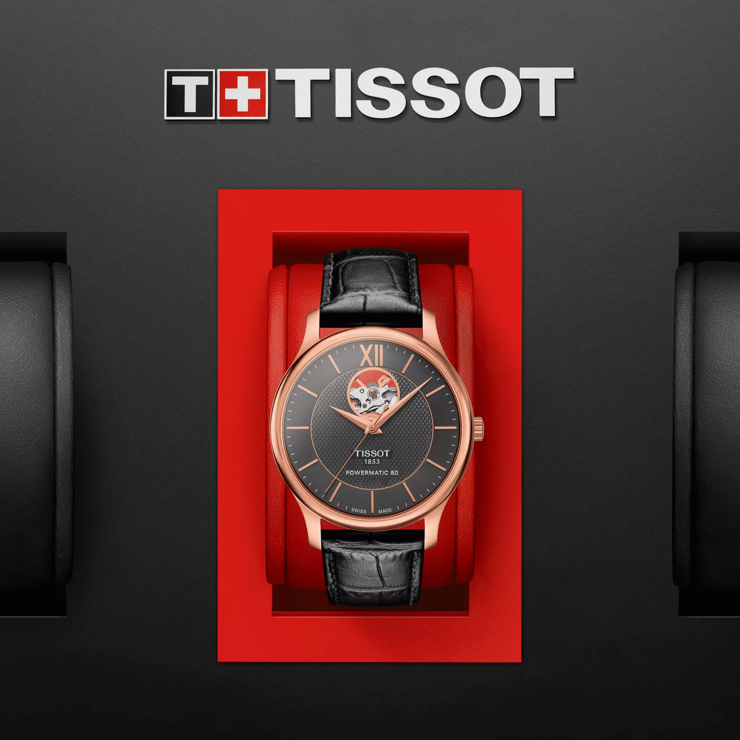 Tissot Tradition Powermatic 80 Open Heart T0639073606800