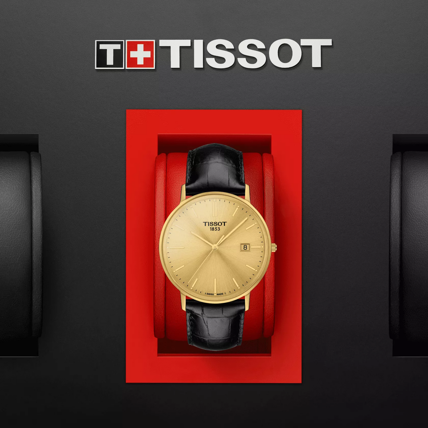 Tissot Goldrun Sapphire 18K Gold T9224101602100