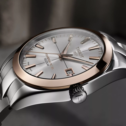 Tissot Gentleman Powermatic 80 Silicium Solid 18K Gold bezel T9274074103100