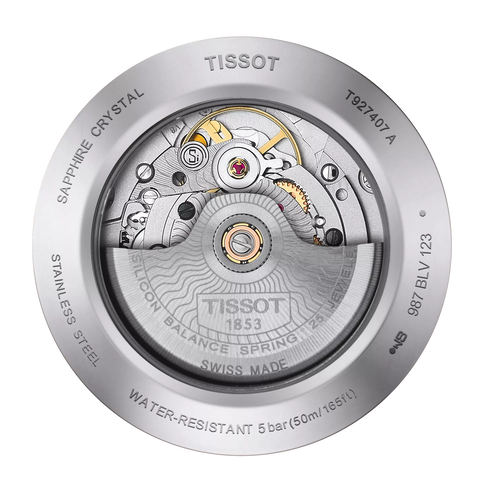 Tissot Gentleman Powermatic 80 Silicium Solid 18K Gold bezel T9274074103100