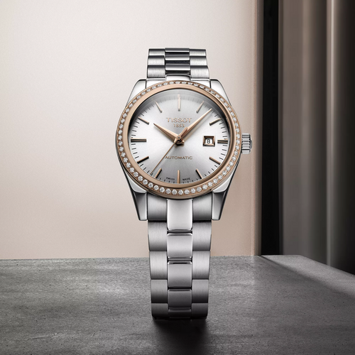 Tissot T-My Lady Automatic 18K Gold bezel T9300074103100