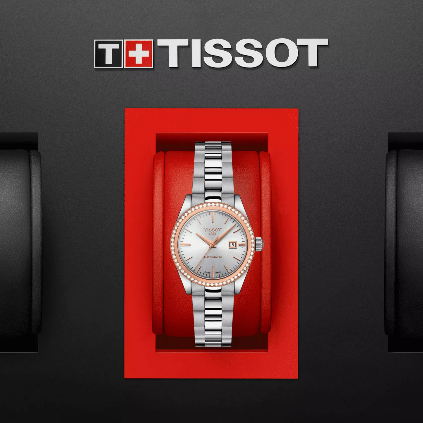 Tissot T-My Lady Automatic 18K Gold bezel T9300074103100