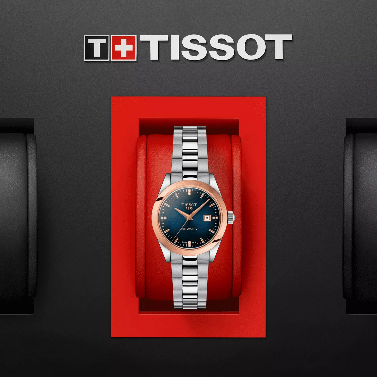Tissot T-My Lady Automatic 18K Gold bezel T9300074104600
