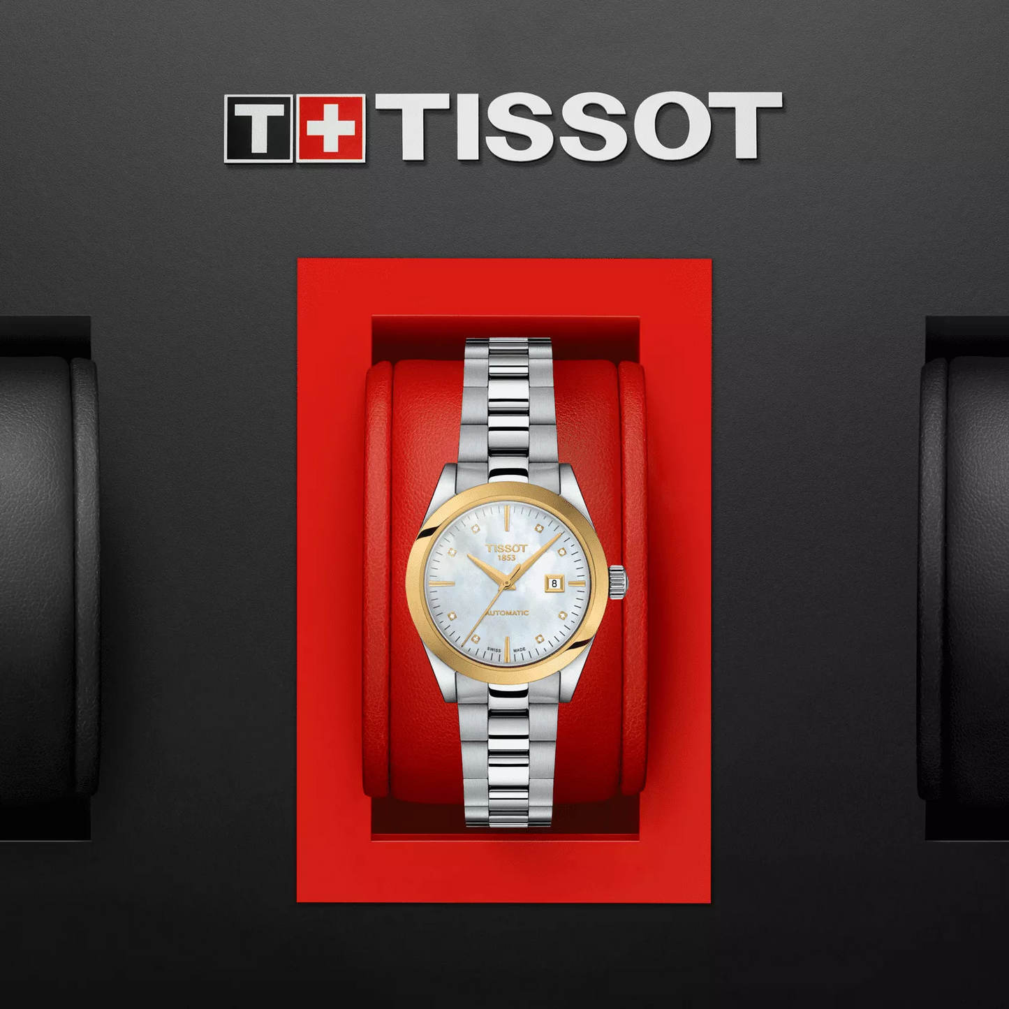 Tissot T-My Lady Automatic 18K Gold bezel T9300074111600