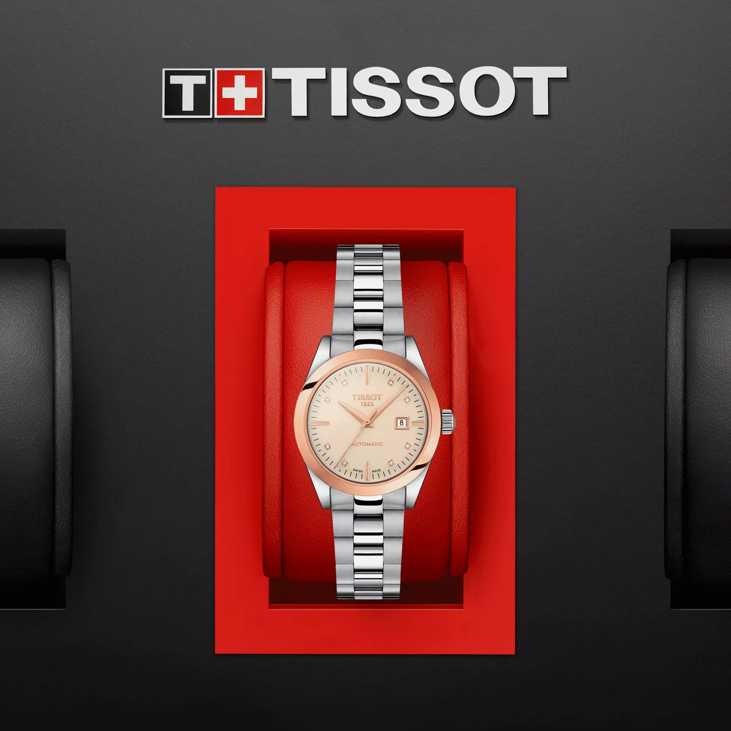 Tissot T-My Lady Automatic 18K Gold bezel T9300074126600