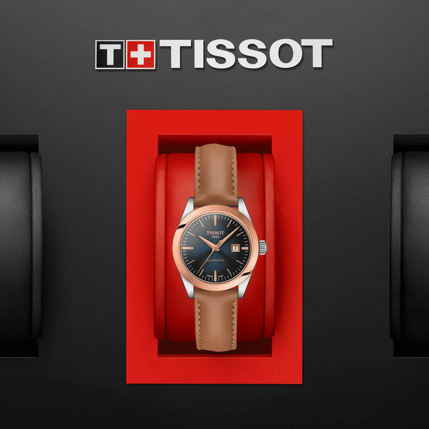 Tissot T-My Lady Automatic 18K Gold bezel T9300074604100