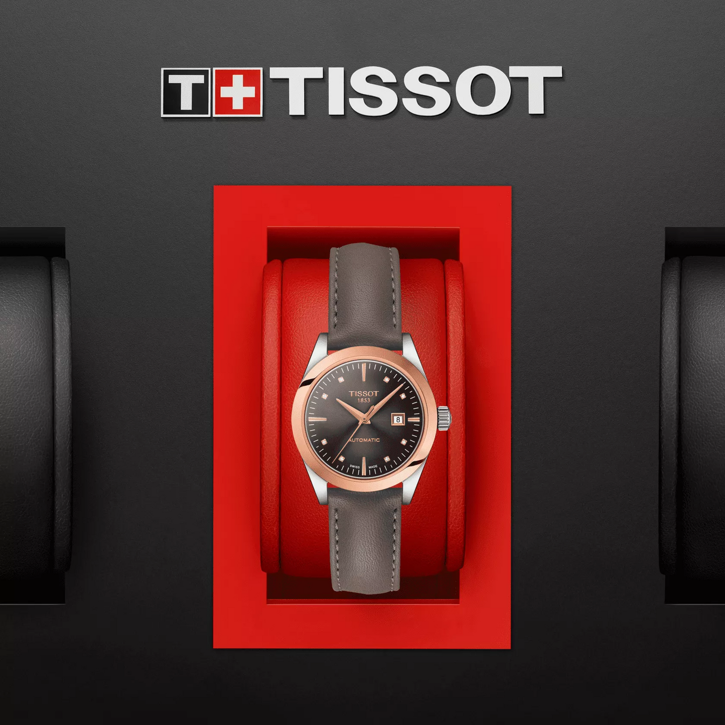 Tissot T-My Lady Automatic 18K Gold bezel T9300074629600