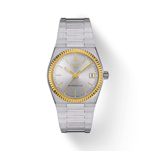 Tissot PRX Powermatic 80 35mm Steel and 18K Gold Bezel T9312074103101