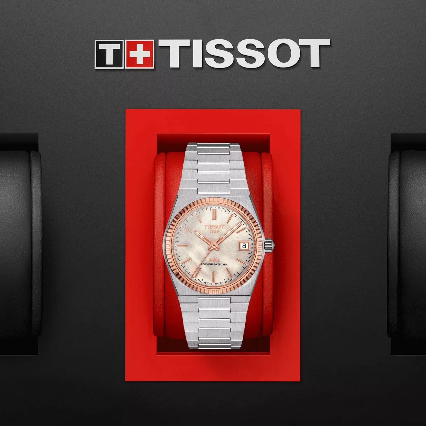 Tissot PRX Powermatic 80 35mm Steel and 18K Gold Bezel T9312074111100