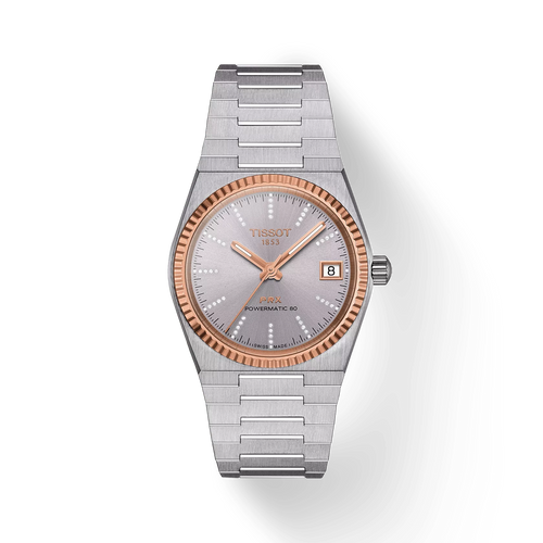 Tissot PRX 35Mm Powermatic 80 Steel & 18K Gold Bezel T9312074133600