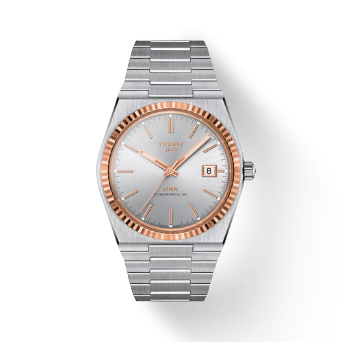 Tissot PRX Powermatic 80 Steel and 18K Gold Bezel T9314074103100
