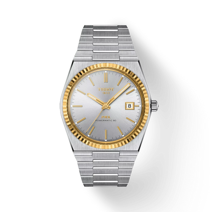 Tissot PRX Powermatic 80 Steel and 18K Gold Bezel T9314074103101